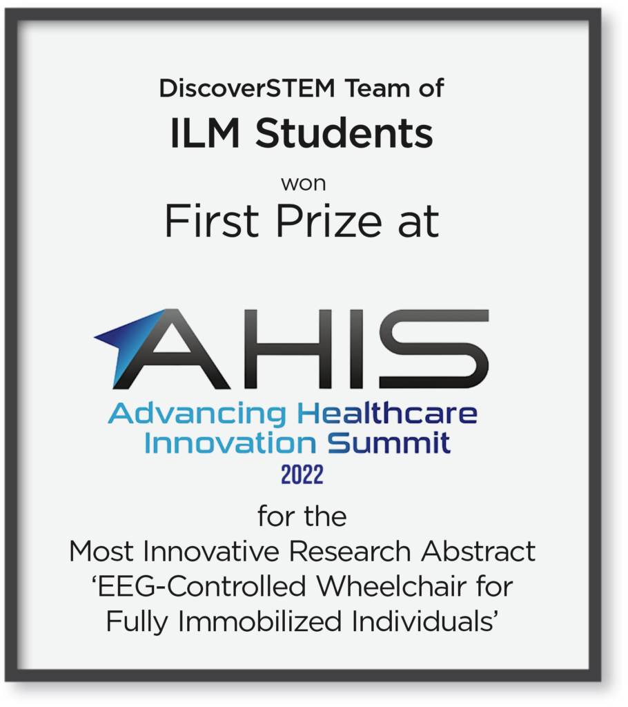 ILM Students First Prize AHIS 2022